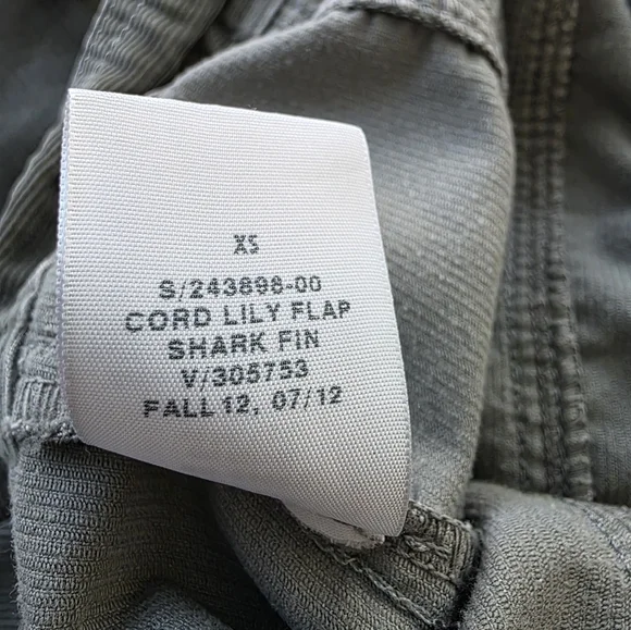 Gap 1969 Gray Corduroy Trucker Jacket XS Vintage Boho Utility Indie Gorpcore - Picture 8 of 8